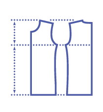 Garment pattern making icon